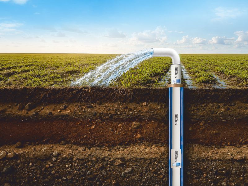 Borewell Water Supply Pipes